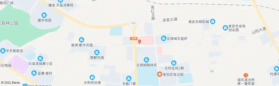 淮安金瑞肿瘤医院_公交站地图_淮安公交_妙搜公交查询2025
