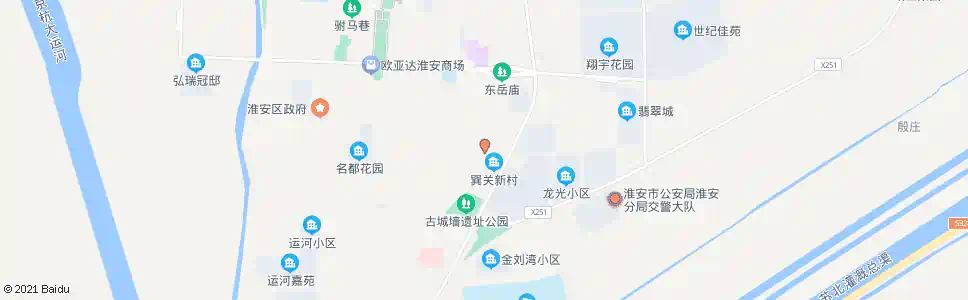 淮安文府路_公交站地图_淮安公交_妙搜公交查询2025