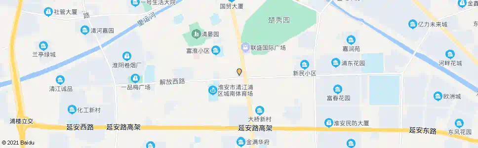 淮安邮政大厦_公交站地图_淮安公交_妙搜公交查询2025