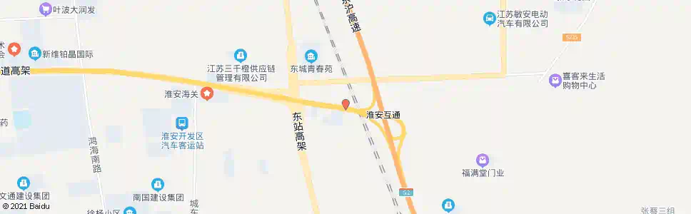 淮安京沪高速_公交站地图_淮安公交_妙搜公交查询2025