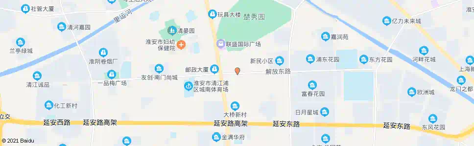 淮安解放东路_公交站地图_淮安公交_妙搜公交查询2025