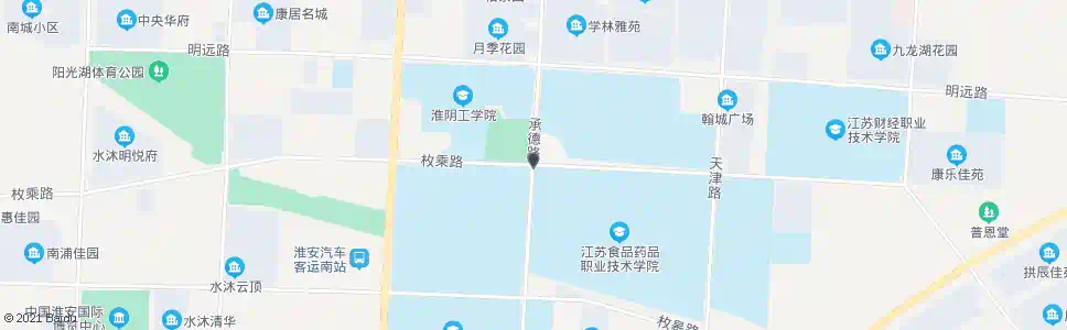 淮安承德南路_公交站地图_淮安公交_妙搜公交查询2025