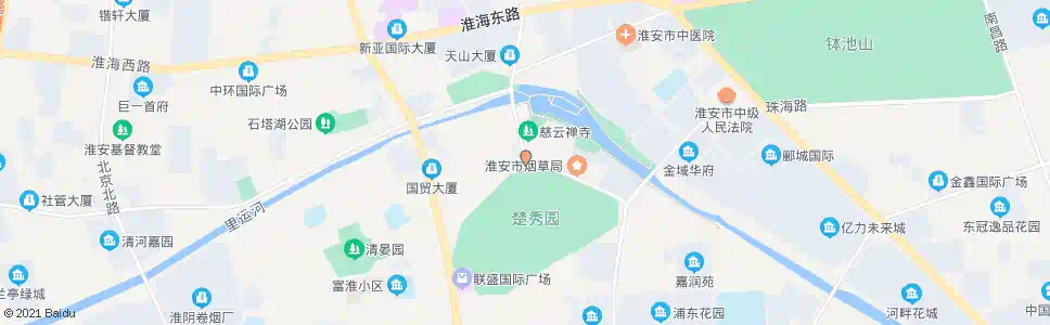 淮安环城路_公交站地图_淮安公交_妙搜公交查询2025