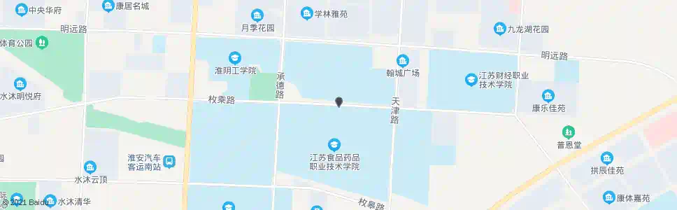 淮安明远路(信息学院)_公交站地图_淮安公交_妙搜公交查询2025