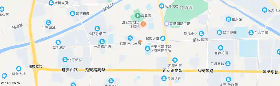 淮安淮三路(清浦区)_公交站地图_淮安公交_妙搜公交查询2025