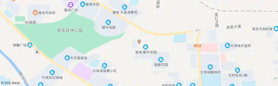 淮安康马路_公交站地图_淮安公交_妙搜公交查询2025