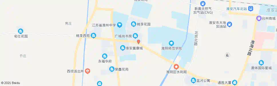 淮安淮三路_公交站地图_淮安公交_妙搜公交查询2025