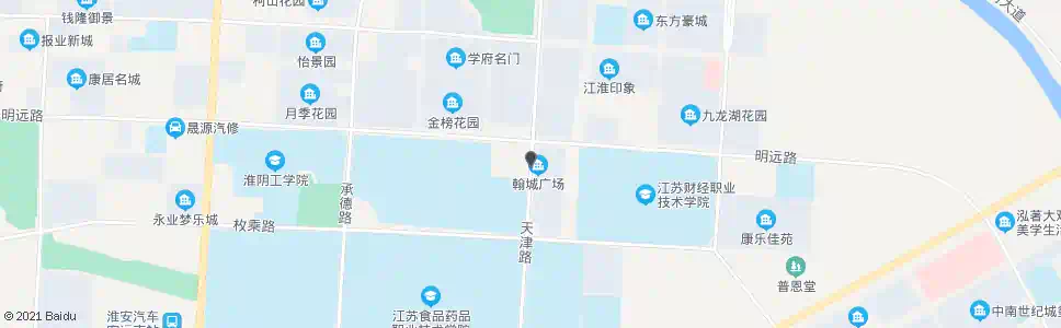 淮安信息学院东门_公交站地图_淮安公交_妙搜公交查询2025