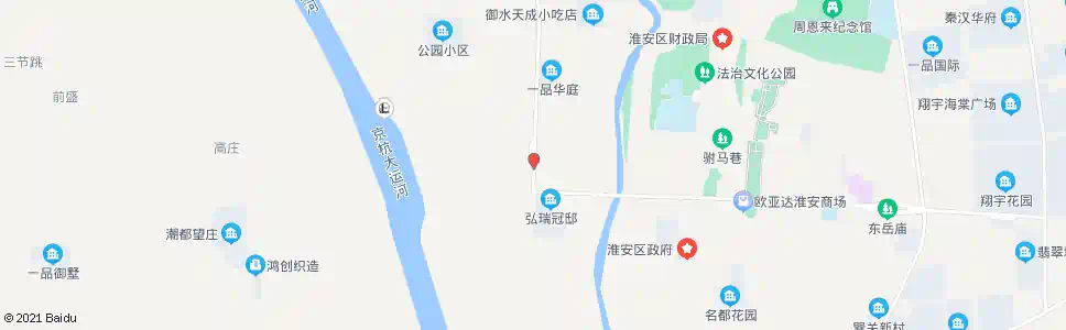 淮安城西北路_公交站地图_淮安公交_妙搜公交查询2025