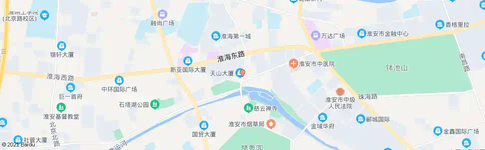 淮安闸口_公交站地图_淮安公交_妙搜公交查询2025