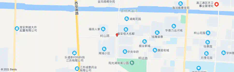 淮安清浦大桥_公交站地图_淮安公交_妙搜公交查询2025