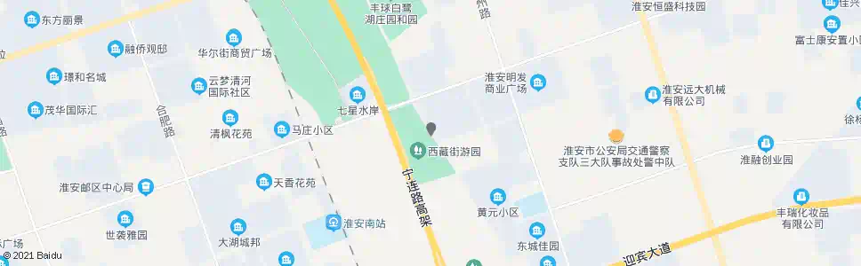 淮安西藏街_公交站地图_淮安公交_妙搜公交查询2025