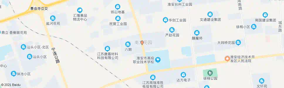 淮安飞耀路_公交站地图_淮安公交_妙搜公交查询2025