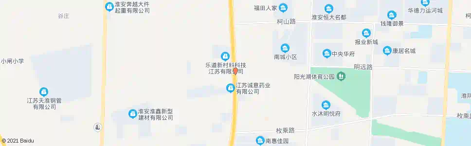 淮安明远西路_公交站地图_淮安公交_妙搜公交查询2025