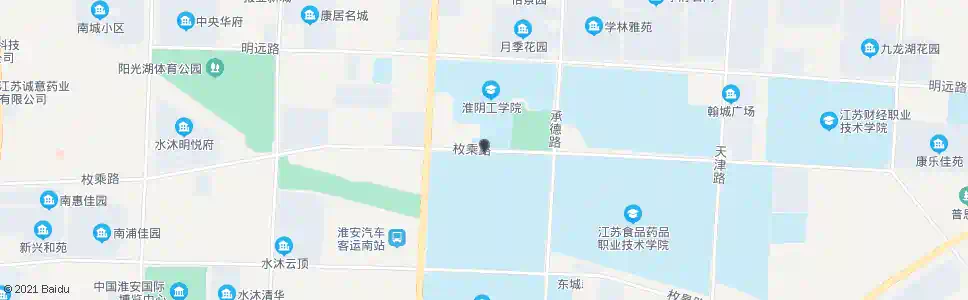 淮安工学院南校区_公交站地图_淮安公交_妙搜公交查询2025