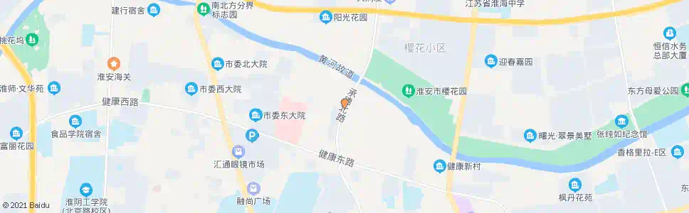 淮安八二新村_公交站地图_淮安公交_妙搜公交查询2025