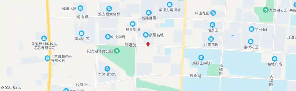 淮安交警二大队_公交站地图_淮安公交_妙搜公交查询2025