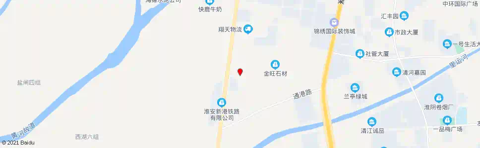 淮安西安路_公交站地图_淮安公交_妙搜公交查询2025