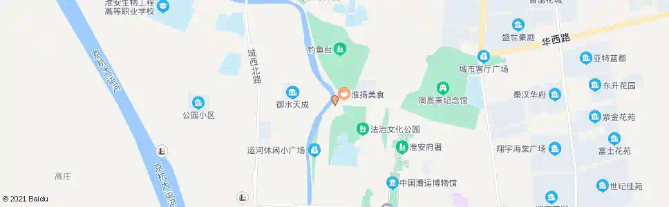 淮安运河街_公交站地图_淮安公交_妙搜公交查询2025