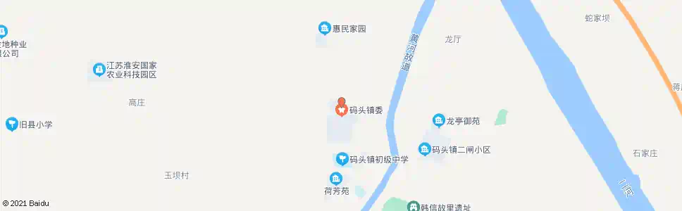 淮安码头镇_公交站地图_淮安公交_妙搜公交查询2025