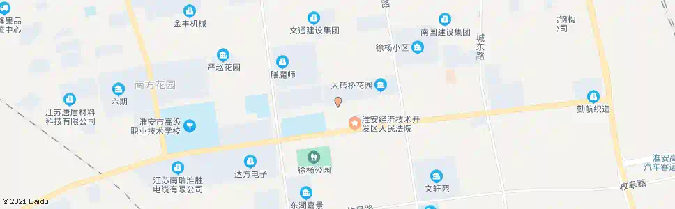 淮安徐杨中心街_公交站地图_淮安公交_妙搜公交查询2025