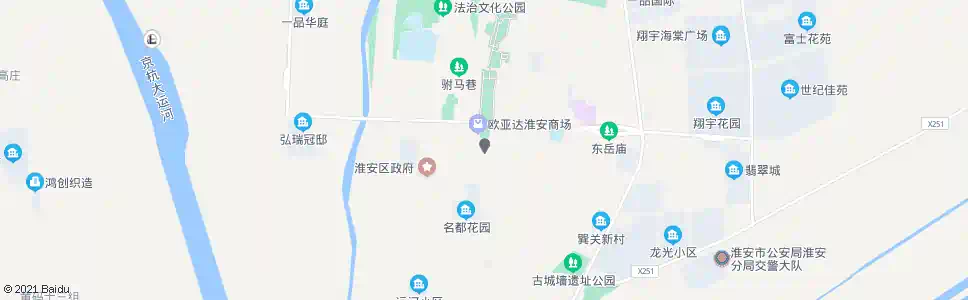 淮安供销大厦_公交站地图_淮安公交_妙搜公交查询2025