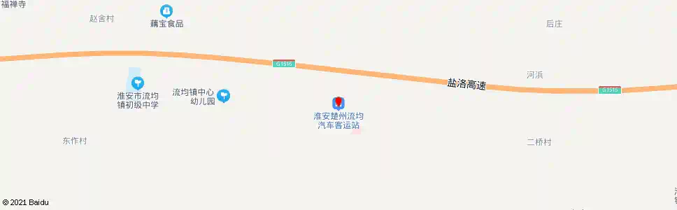 淮安楚州新车站_公交站地图_淮安公交_妙搜公交查询2025