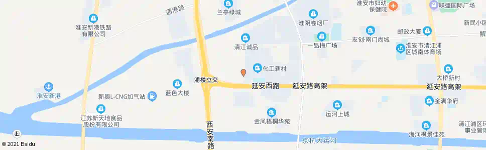 淮安城西路(楚州)_公交站地图_淮安公交_妙搜公交查询2025