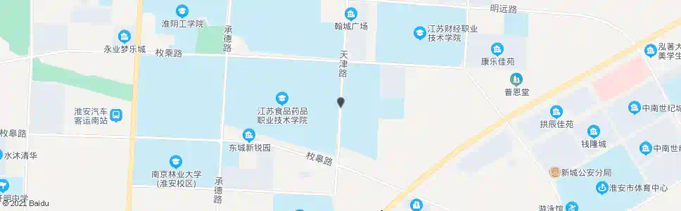 淮安商校西门_公交站地图_淮安公交_妙搜公交查询2025