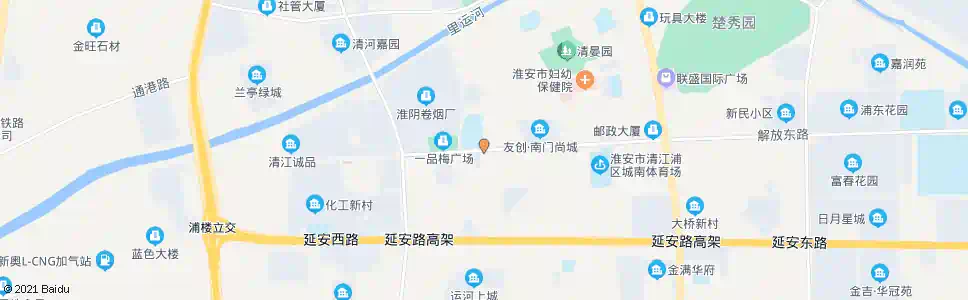 淮安一中_公交站地图_淮安公交_妙搜公交查询2025