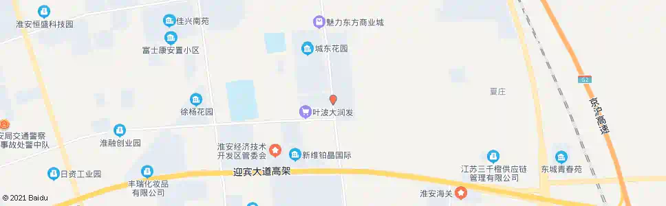 淮安富士康_公交站地图_淮安公交_妙搜公交查询2025