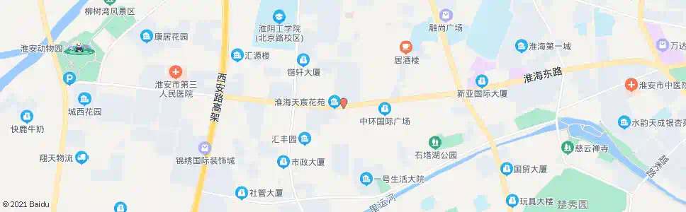 淮安清河路_公交站地图_淮安公交_妙搜公交查询2025