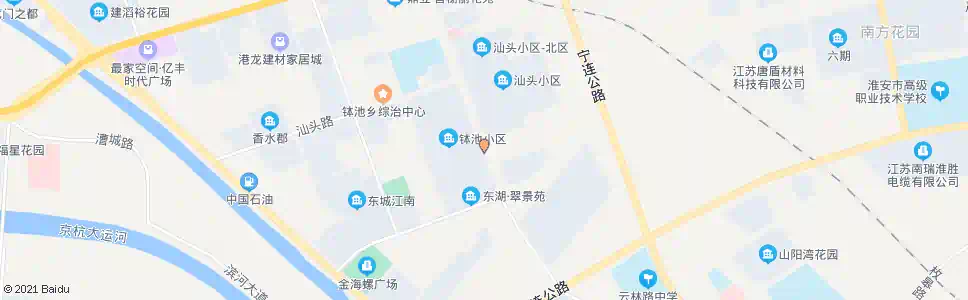 淮安南京路_公交站地图_淮安公交_妙搜公交查询2025