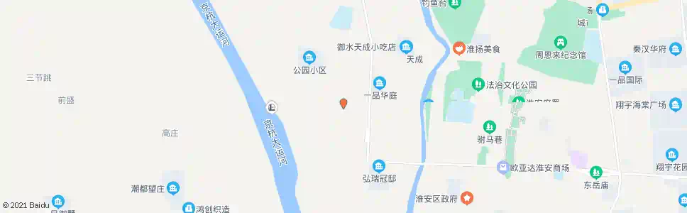 淮安华亭庄_公交站地图_淮安公交_妙搜公交查询2025