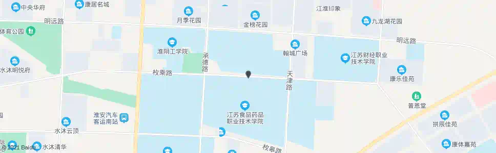 淮安淮安信息学院_公交站地图_淮安公交_妙搜公交查询2025