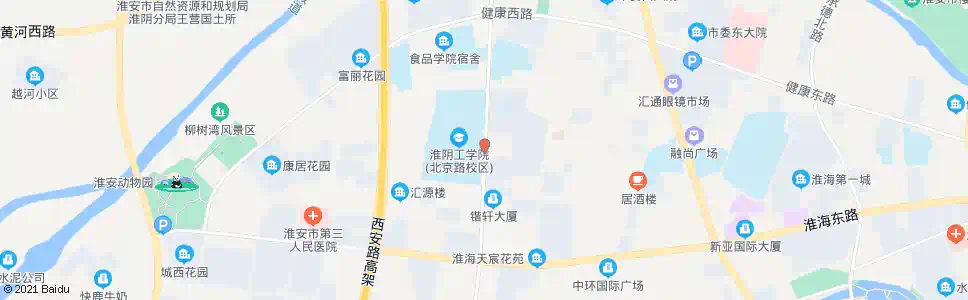 淮安北京新村_公交站地图_淮安公交_妙搜公交查询2025