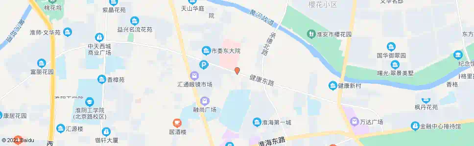淮安八二医院_公交站地图_淮安公交_妙搜公交查询2025