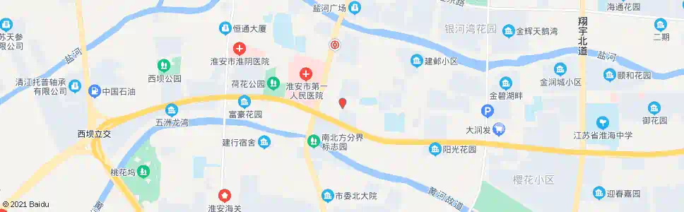 淮安前进街_公交站地图_淮安公交_妙搜公交查询2025