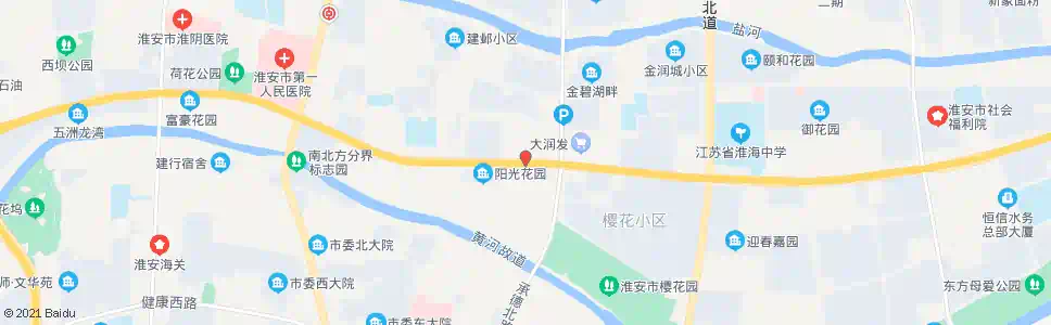 淮安营东村_公交站地图_淮安公交_妙搜公交查询2025