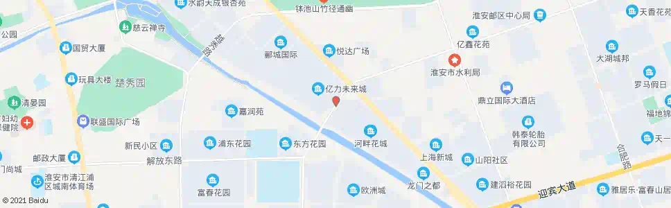 淮安清隆桥_公交站地图_淮安公交_妙搜公交查询2025