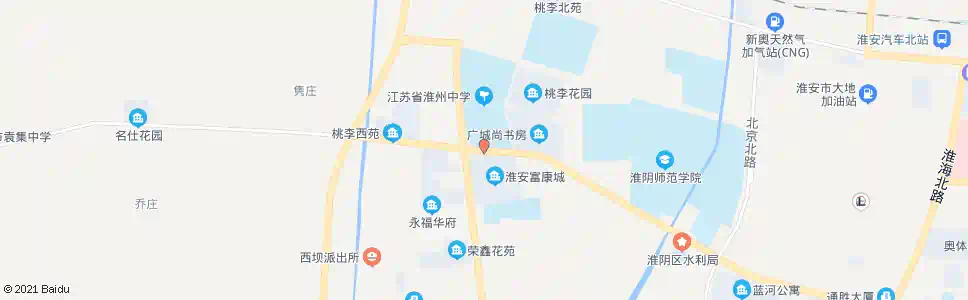 淮安淮州中学_公交站地图_淮安公交_妙搜公交查询2025