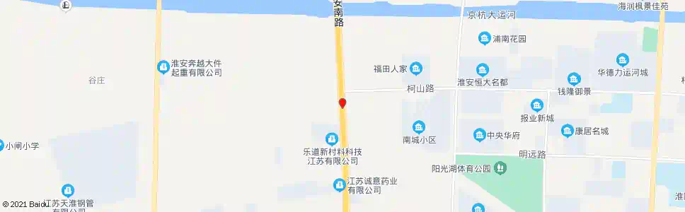 淮安福田村_公交站地图_淮安公交_妙搜公交查询2025