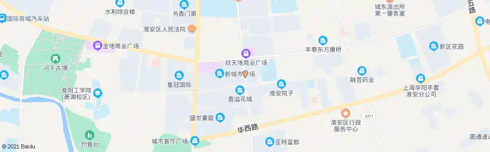 淮安梁红玉南路_公交站地图_淮安公交_妙搜公交查询2025