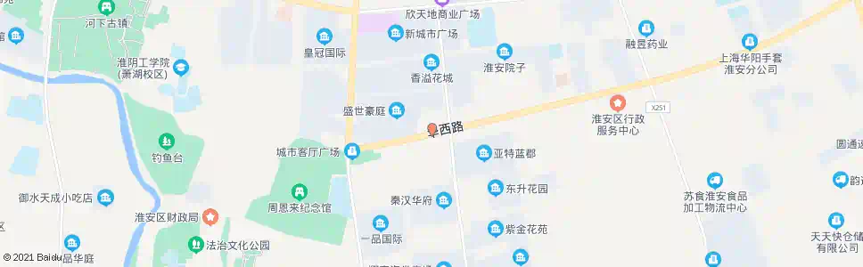 淮安闸北_公交站地图_淮安公交_妙搜公交查询2025