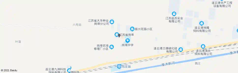 连云港岗埠农场场部_公交站地图_连云港公交_妙搜公交查询2025
