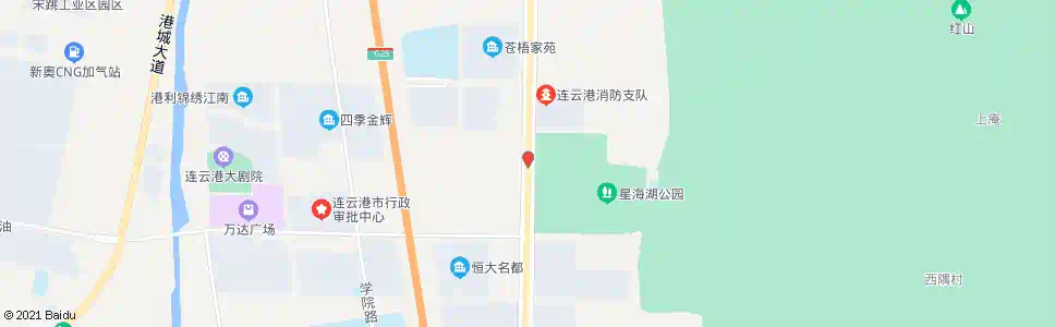 连云港星海湖_公交站地图_连云港公交_妙搜公交查询2025