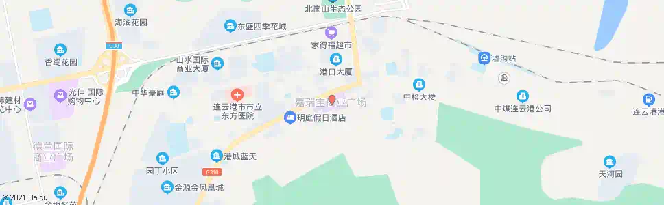连云港嘉瑞宝广场_公交站地图_连云港公交_妙搜公交查询2025