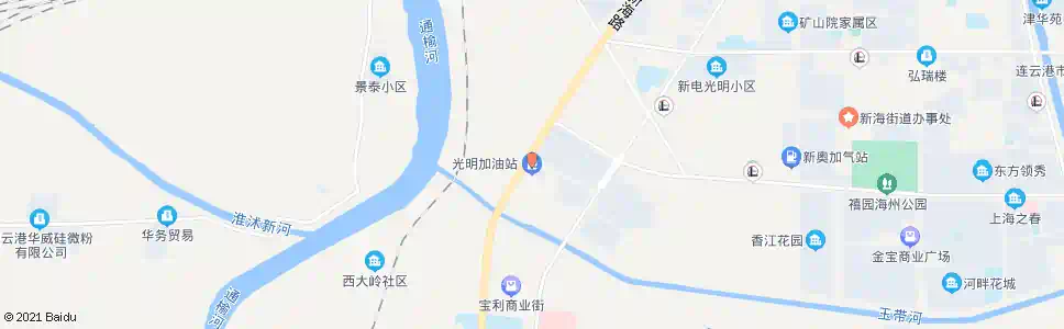 连云港光明加油站_公交站地图_连云港公交_妙搜公交查询2025