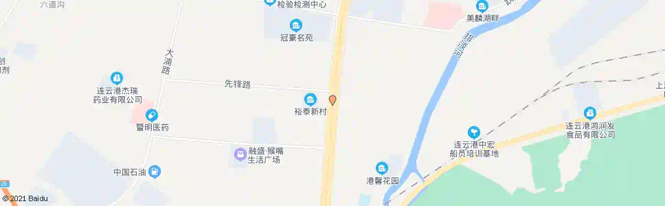 连云港先锋大桥_公交站地图_连云港公交_妙搜公交查询2025