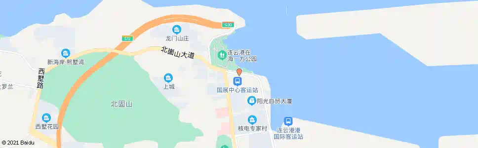 连云港在海一方公园(BRT)_公交站地图_连云港公交_妙搜公交查询2025